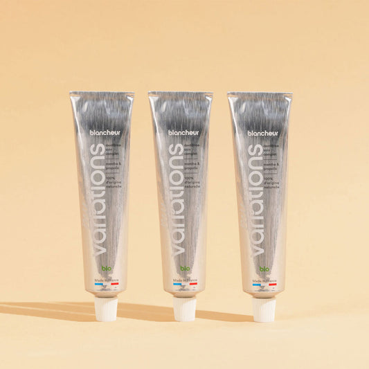Trio dentifrices naturels + clé